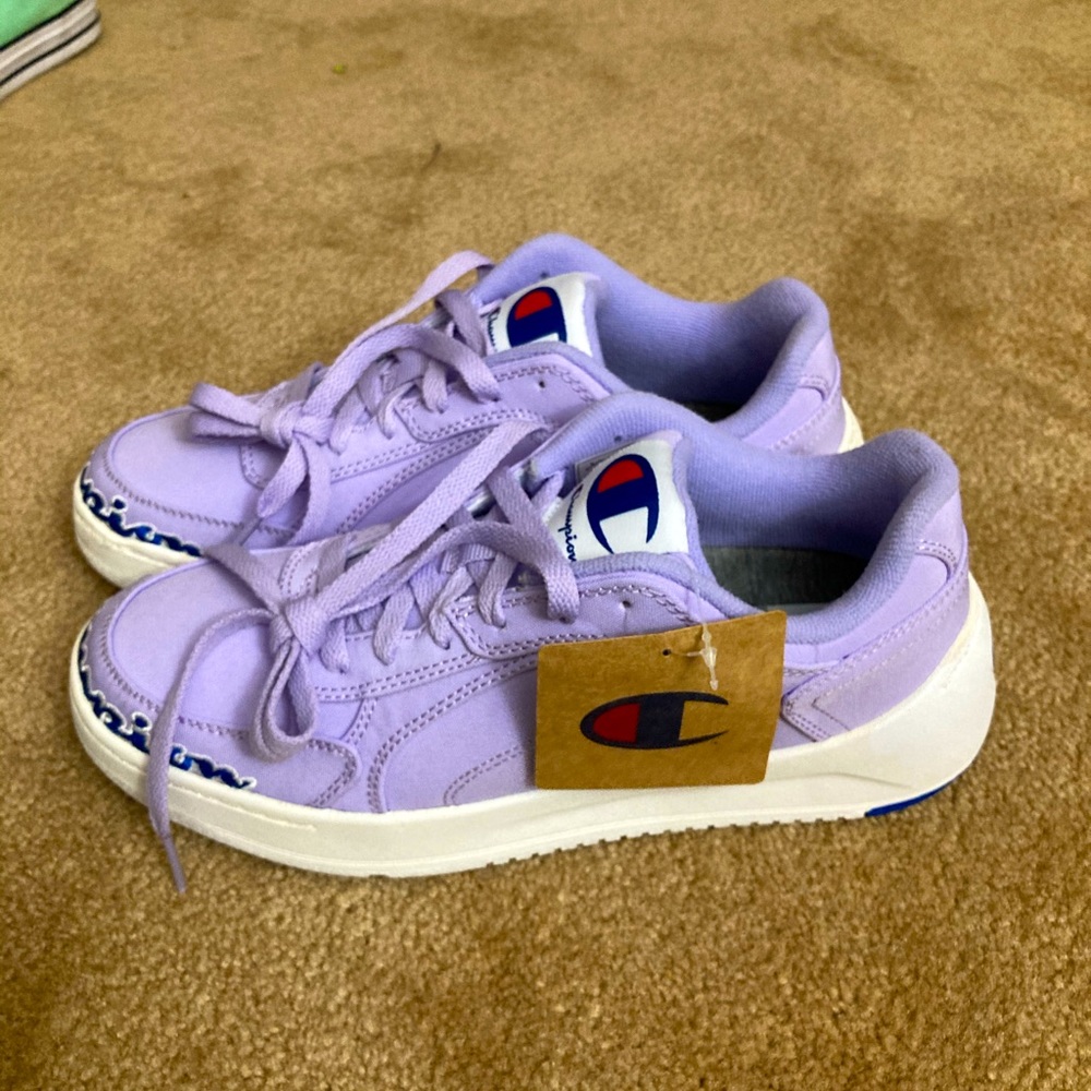Women’s purple champion shoes